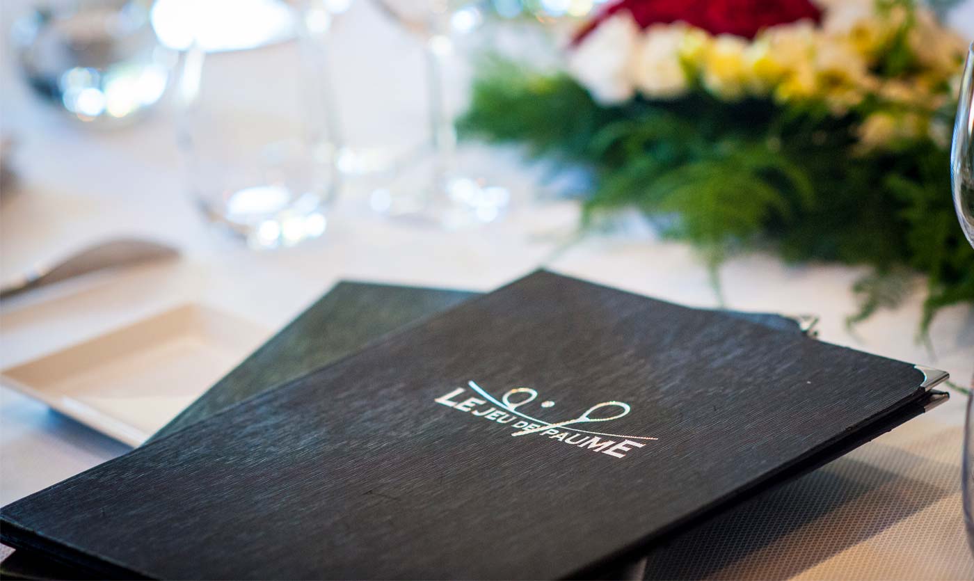 Carte restaurant Le Jeu de Paume à Pau 6