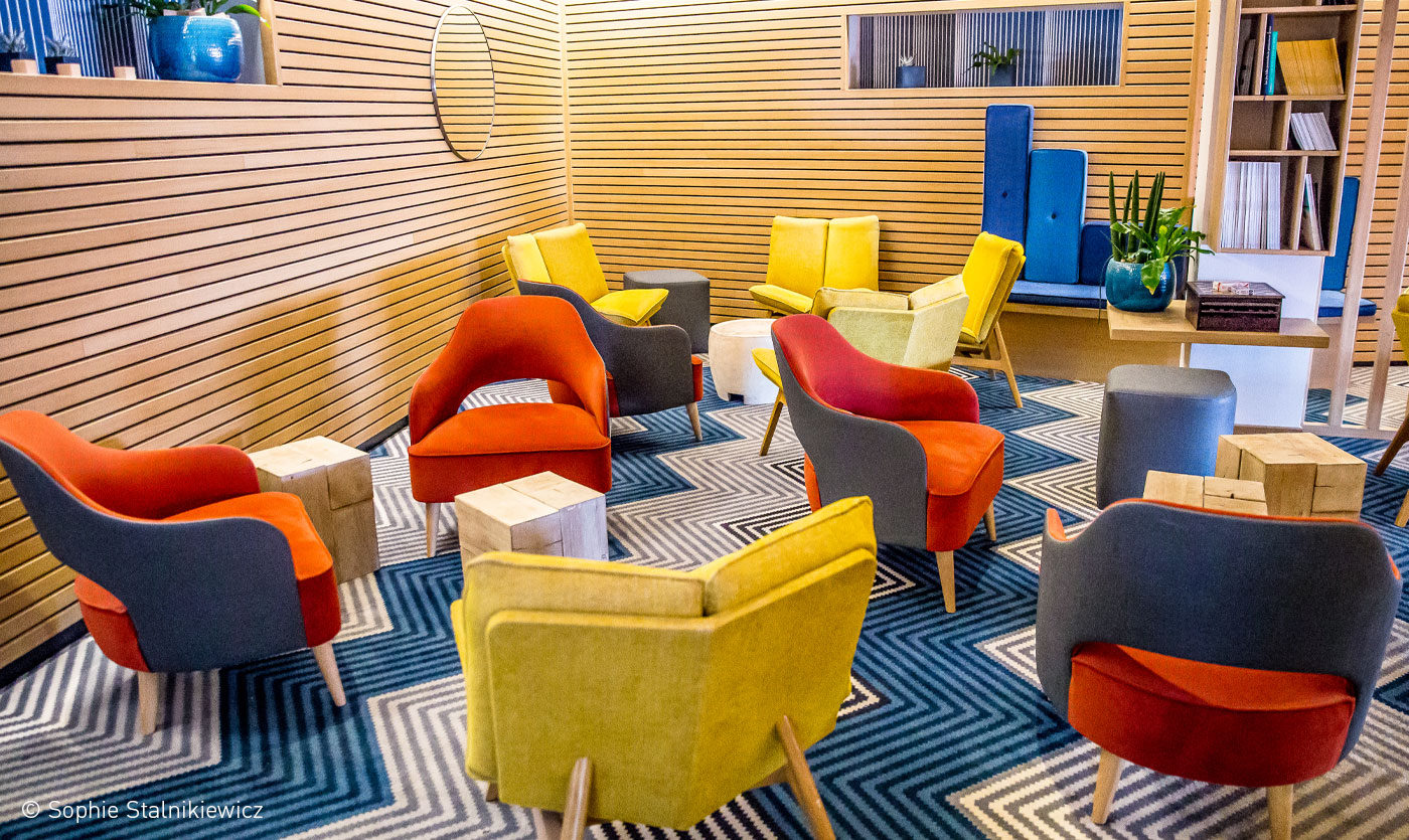 Mobilier Collinet de l'hôtel Atlantic à Wimereux