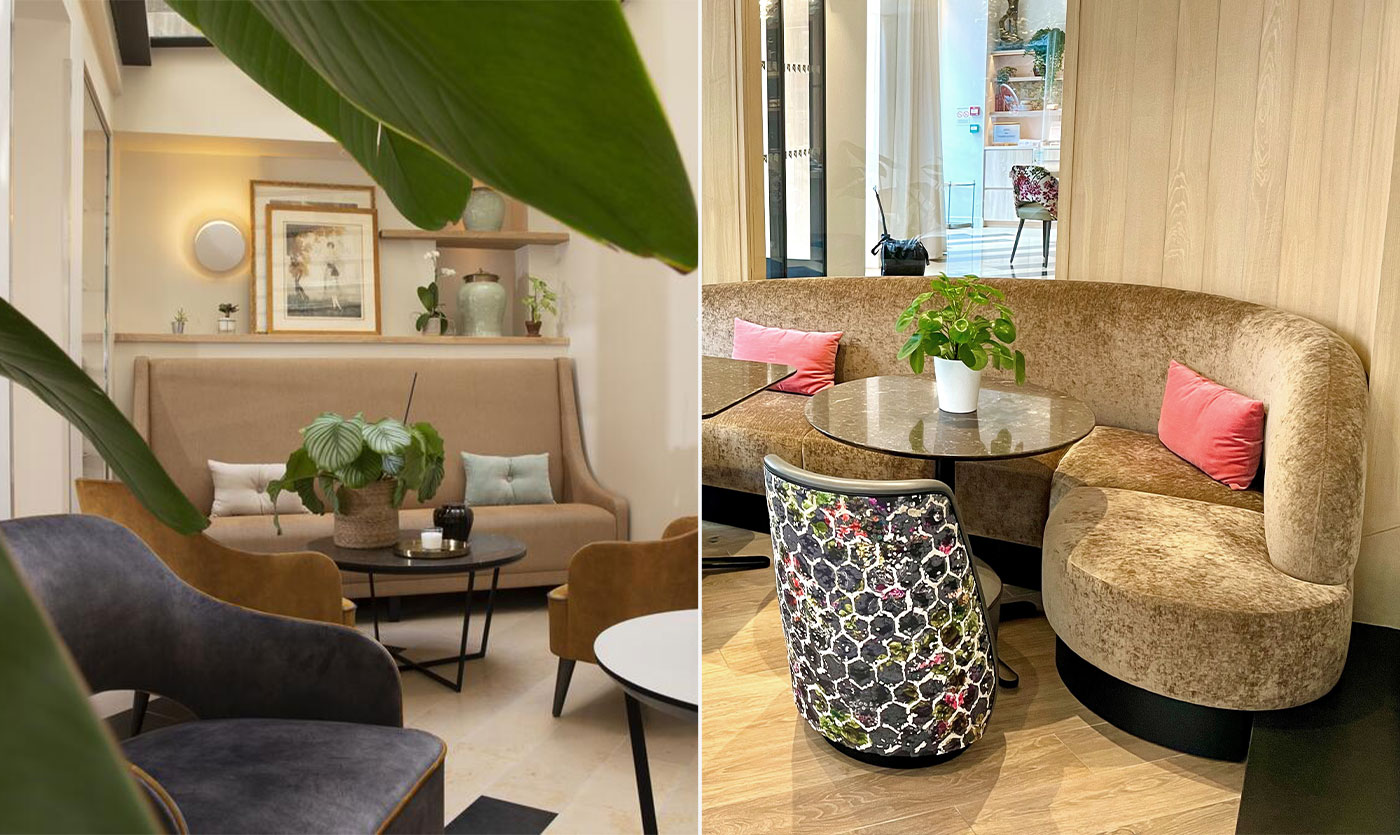 Mobilier Collinet de l'hôtel des Champs-Elysées à Paris