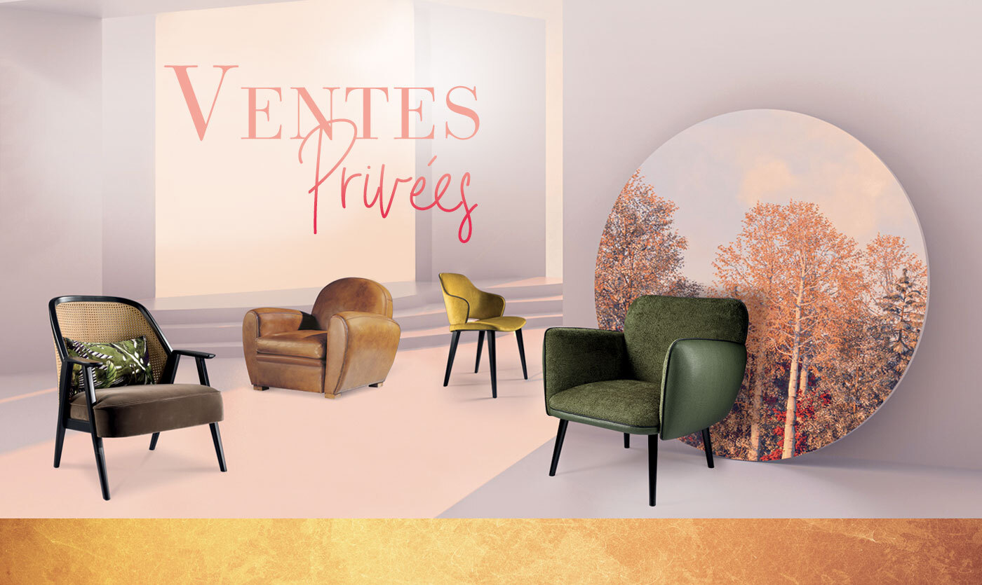 Ventes privées Collinet : Mobiliers haut de gamme accessible à tous
