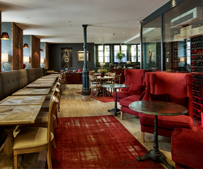 Mobilier du Restaurant du Mouton à Ribeauvillé
