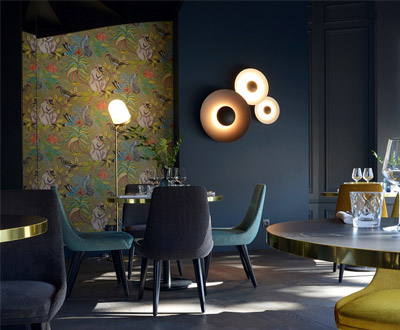 Mobilier du Restaurant Maison Bouquet à Roanne