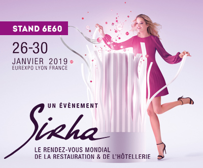 Mobilier hôtel et restaurant au salon Sirha 2019