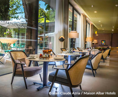 Mobilier Collinet de l'hôtel Maison Albar Hotels L'Imperator à Nîmes