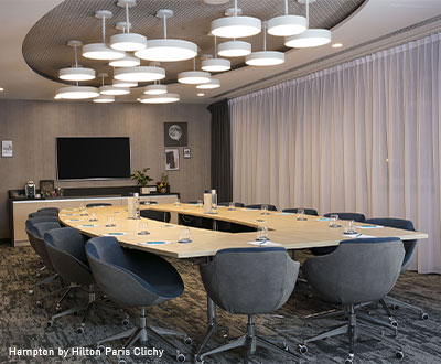 Mobilier de l'hôtel Hampton by Hilton Paris Clichy