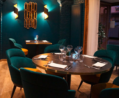 Mobilier Collinet du restaurant Le Goût du Large à Le Tréport