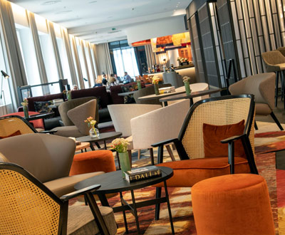 Mobilier Collinet au Renaissance Brussels Hotel