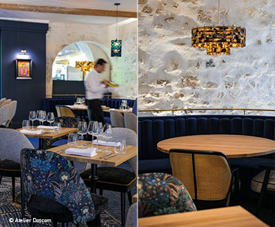 Mobilier Collinet du Restaurant Arco