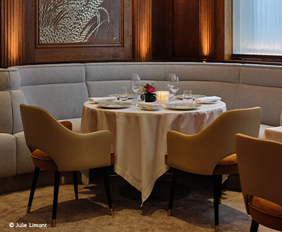 Le Taillevent choisit Collinet pour le mobilier de son restaurant