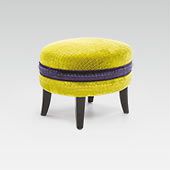 Pouf Macaron jaune