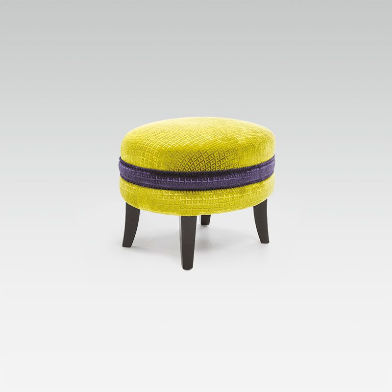 Pouf Macaron jaune