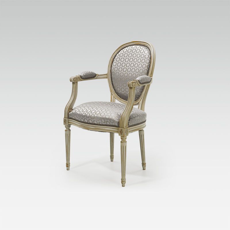 Fauteuil Louis XVI Medaillon 1