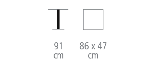 Dimensions console Soho