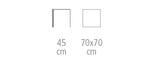 Dimensions Table Caron - 1416