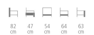 Dimensions du bridge Vita