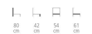 Dimensions Chauffeuse Ascot - 2197