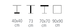 Dimensions de la Table Nox