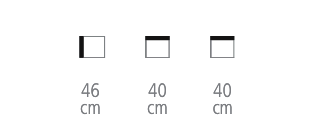 Dimensions Pouf 4 faces