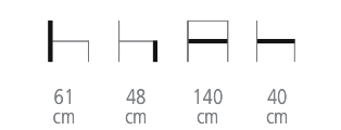 Dimensions de la méridienne Milano