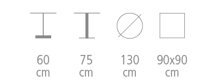 Dimensions Table Gabriel - 971r