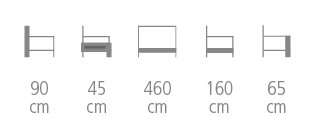 Dimensions de la méridienne Lagos - 7750