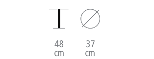 Dimensions Table basse Pions