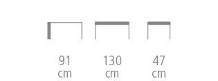 Dimensions console Soho - 1327