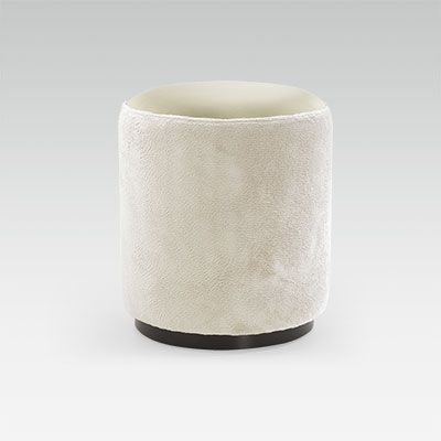 Pouf blanc Ring