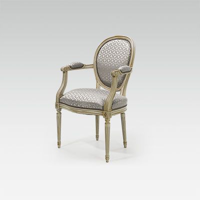 Fauteuil Louis XVI Medaillon