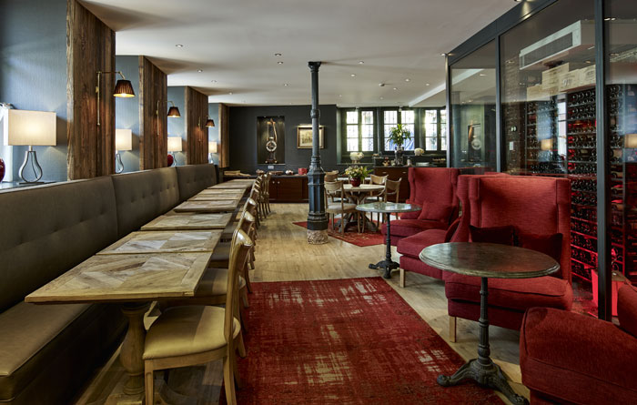 Mobilier tendance du Restaurant du Mouton en Alsace