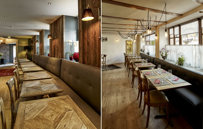 Mobilier tendance du Restaurant du Mouton en Alsace 15