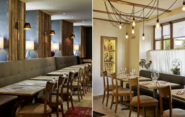 Mobilier tendance du Restaurant du Mouton en Alsace 8