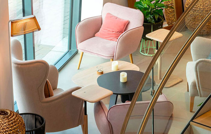 Mobilier Collinet de l'hôtel Hilton Garden Inn Paris Massy 01