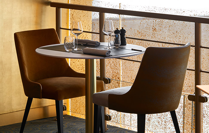 Mobilier du restaurant La Rotonde - Hôtel Le Negresco à Nice - 4